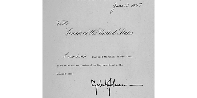 President Lyndon B. Johnson appointed Thurgood Marshall to the Supreme Court in 1967