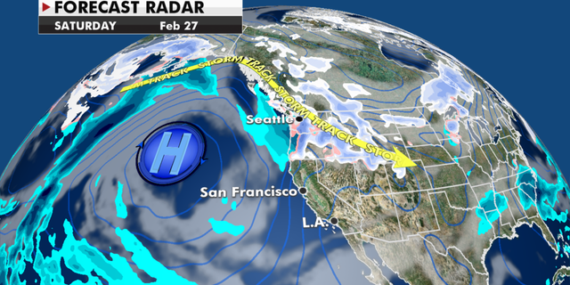 Expected conditions in the Northwest this weekend. (Fox News)