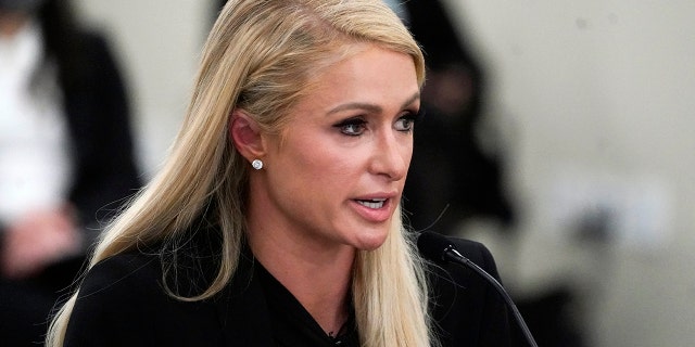 Paris Hilton waded her way through questions about her time in jail on Letterman's show.
