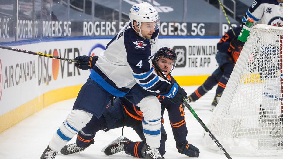 Draisaitl Nets Two Oilers Top Jets 3 2 To Split 2 Game Set Fox News