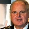Rush Limbaugh speaking during a news conference in Las Vegas in 2010.
