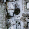 Homes in the Westbury neighborhood are covered in snow in Houston, Monday, Feb. 15, 2021, in Houston. A winter storm making its way from the southern Plains to the Northeast is affecting air travel.