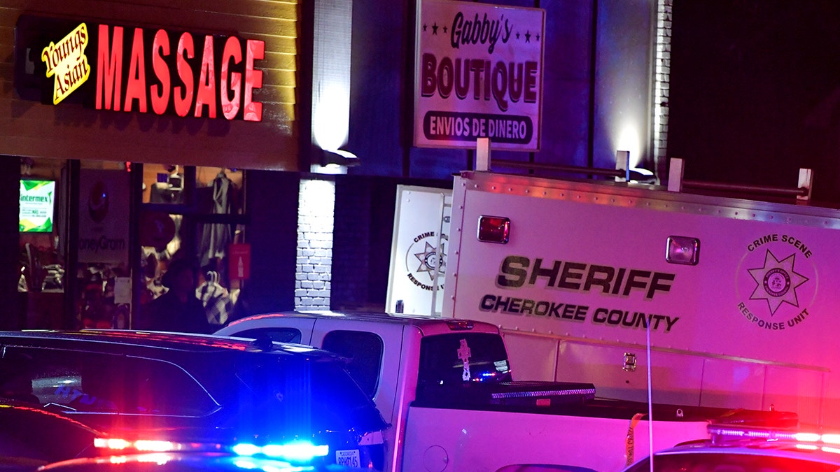 Liberals were quick to blame former-President Trump and Republicans for the tragic string of Tuesday night shootings at Atlanta area massage parlors without anything to back up their claims. (AP Photo/Mike Stewart)