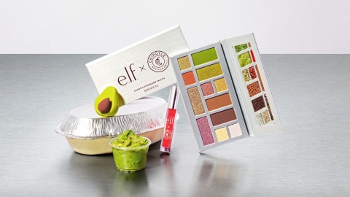The e.l.f. Cosmetics x Chipotle Collection features menu-inspired makeup. (e.l.f. Cosmetics x Chipotle)