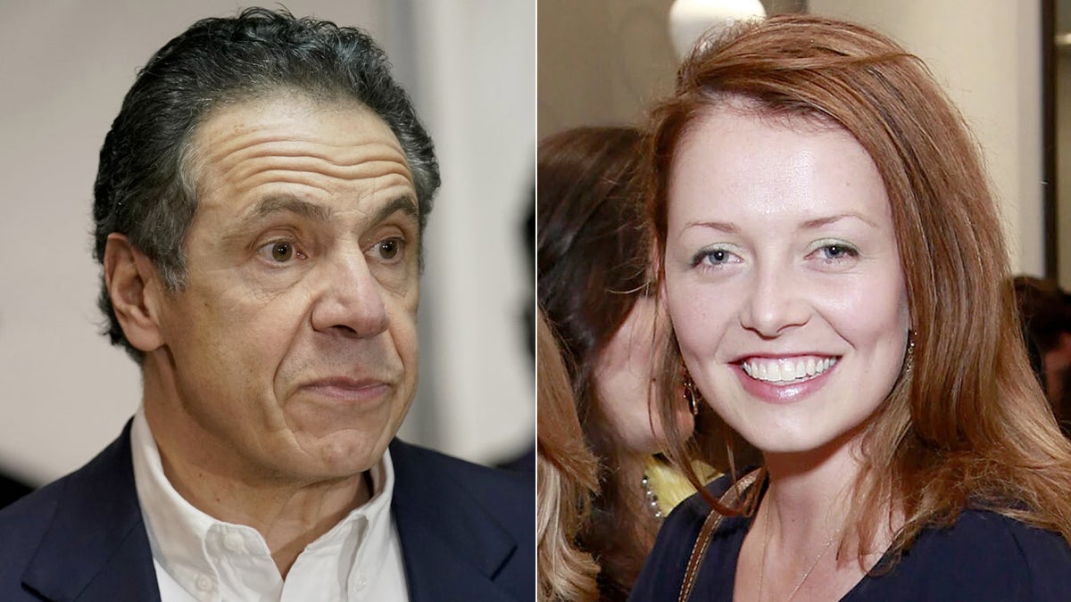 New York Gov. Andrew Cuomo and accuser Lindsey Boylan.