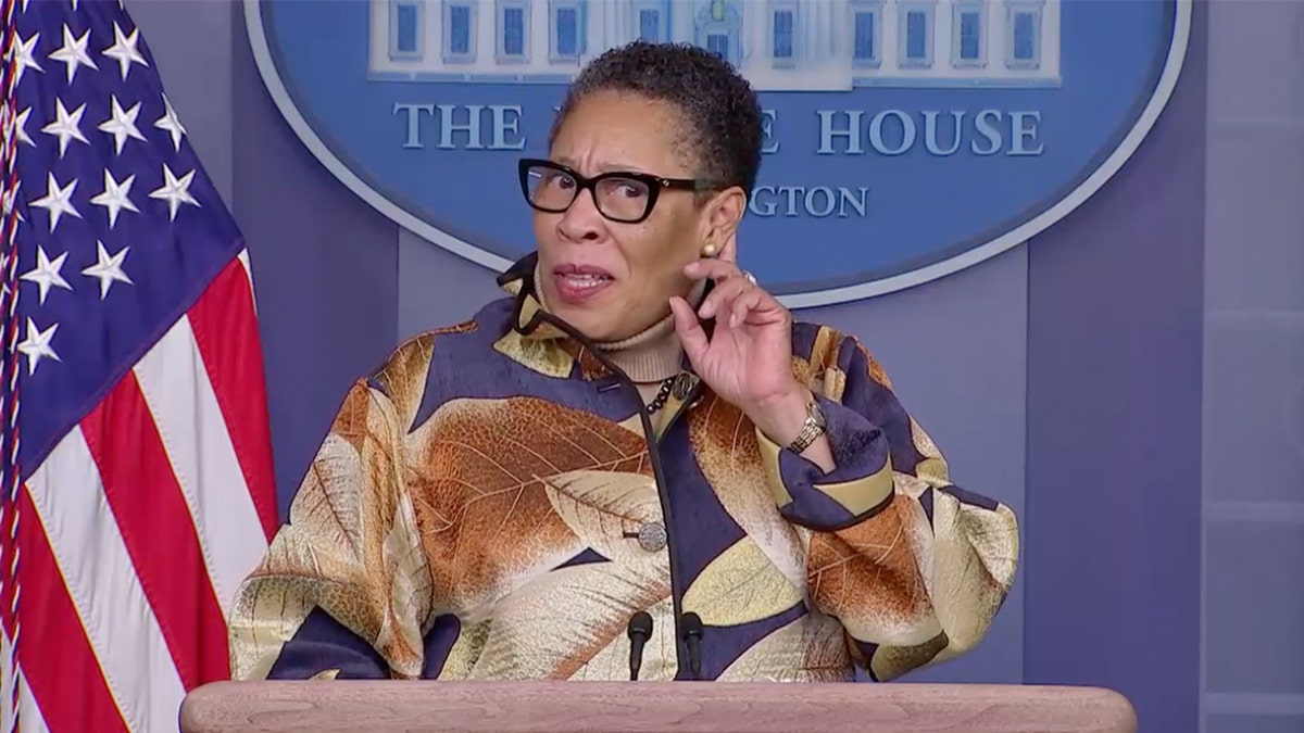 HUD Secretary Marcia Fudge has been a disaster. FILE: Fudge speaks at WH Press Conference March 18, 2021.