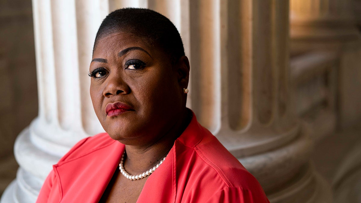 Political activists Melanie Campbell who heads the Black Women's Roundtable, a collection of black women activists across America, on Capitol Hill in the Russell Senate office building rotunda in Washington DC on Friday August 30, 2019. (Photo by Melina Mara/The Washington Post via Getty Images)