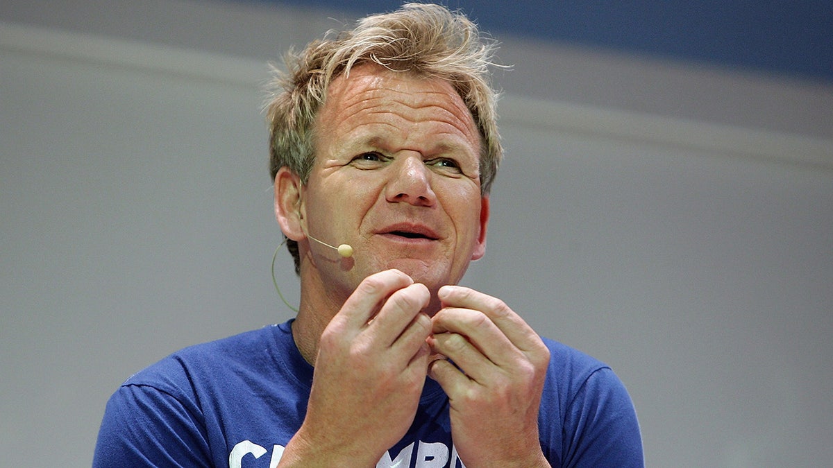 Gordon Ramsay, seen here at the 2009 Good Food and Wine Show in Sydney, Australia, collaborated with a California master sommelier to create his eponymous wine label.