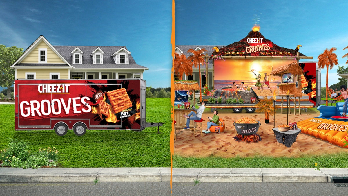 Cheez-It is giving away one of three "Spring Break-In-A-Box" experiences inspired by the brand’s three Grooves crackers flavors.