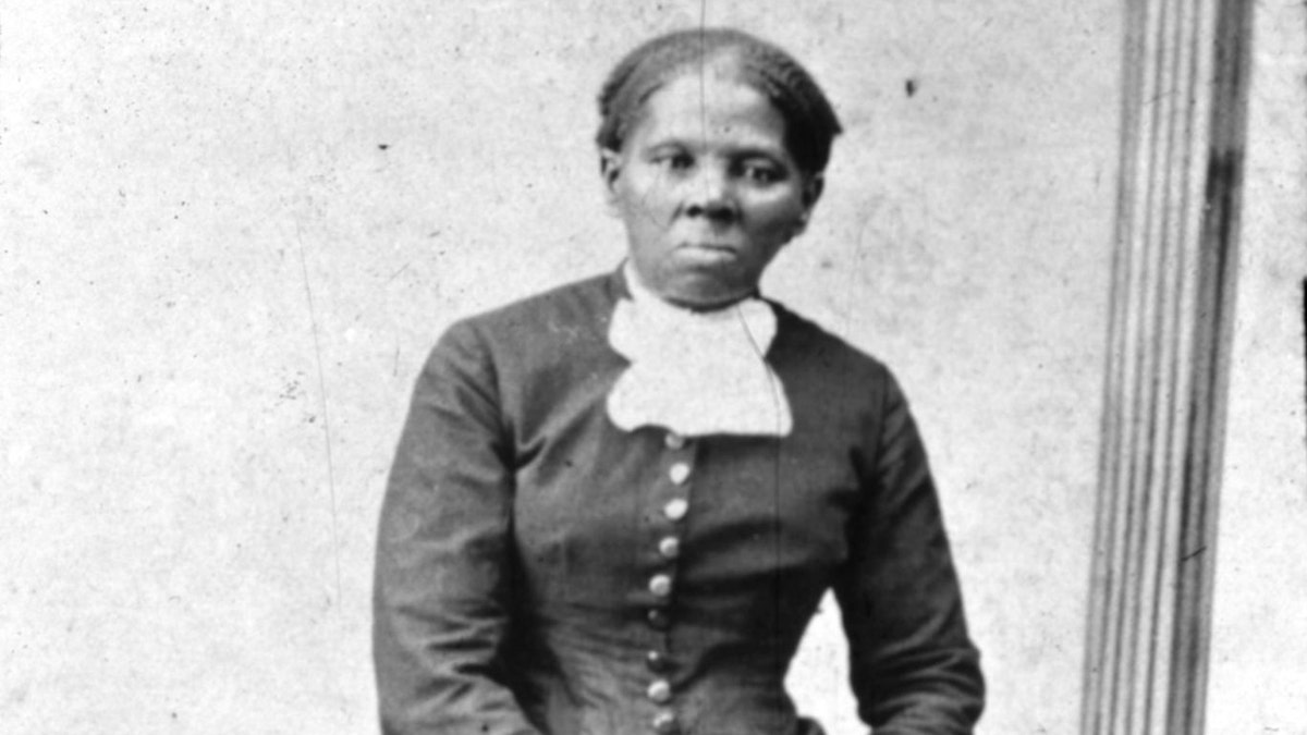 Black and white photo of Harriet Tubman