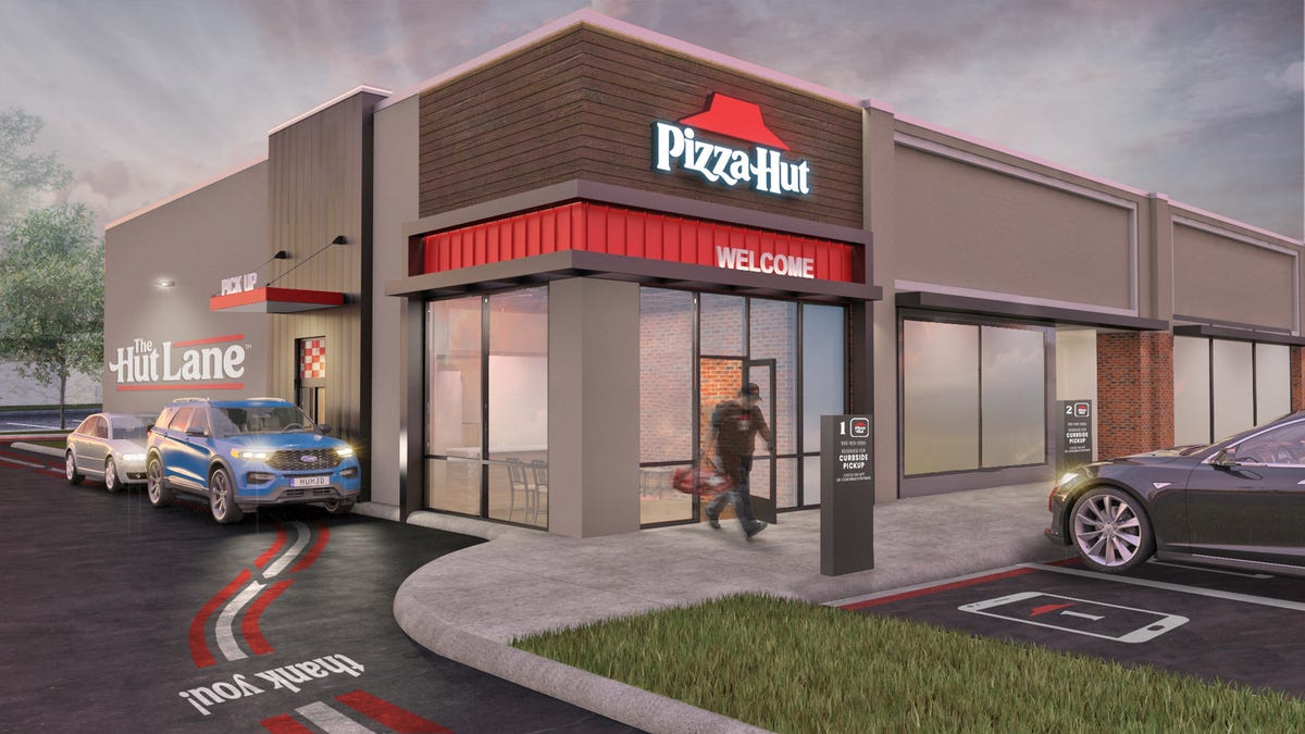 Pizza Hut is launching The Hut Lane, a digital pick-up window. (Courtesy of Pizza Hut). 