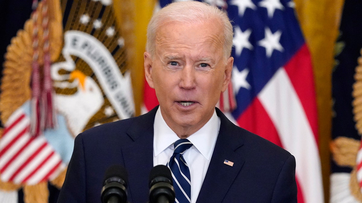 President Joe Biden made his first press conference on Thursday from the White House 