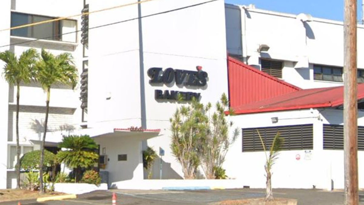 An exterior shot of Love's Bakery in Honolulu, HI.