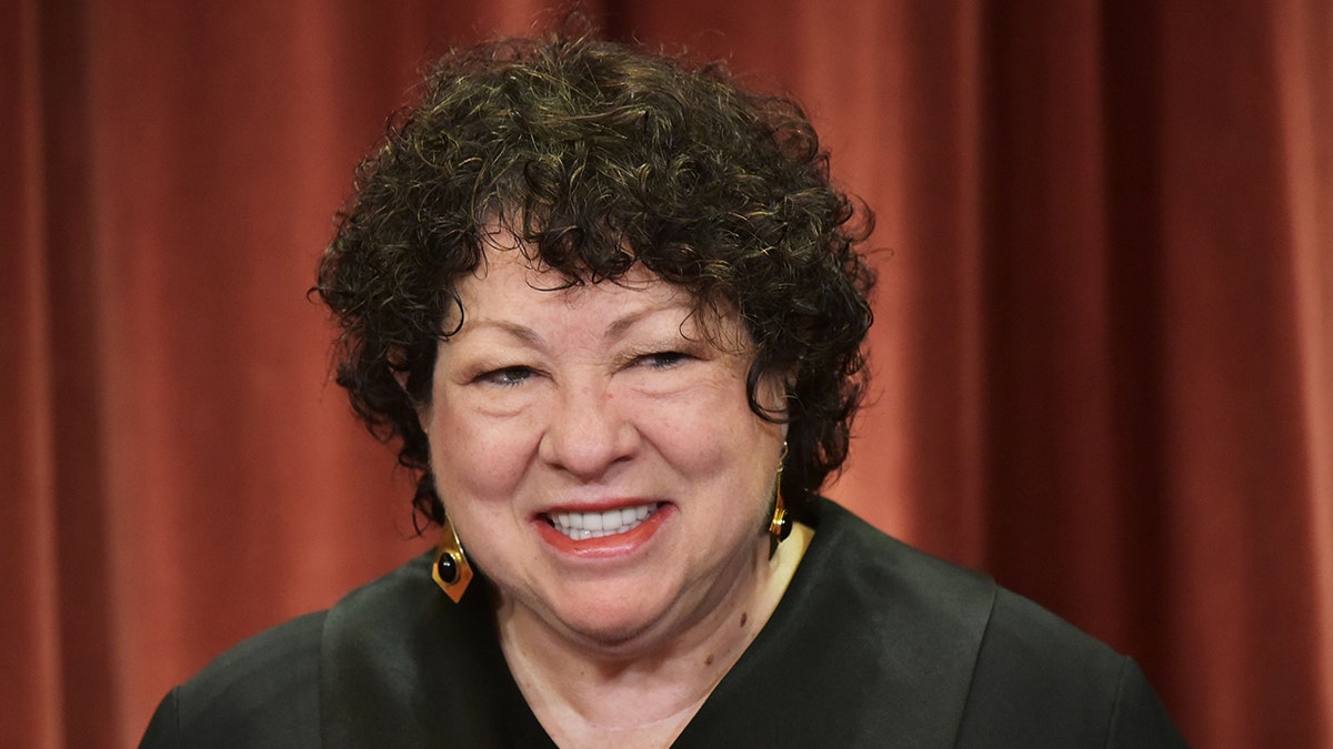 Associate Justice Sonia Sotomayor poses in the official group photo at the US Supreme Court in Washington, DC on November 30, 2018.