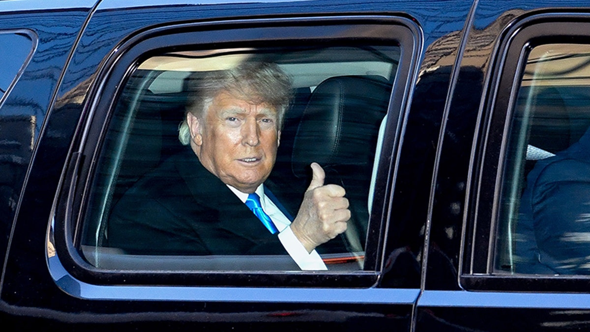 NEW YORK, NY - MARCH 09: Former U.S. President Donald Trump leaves Trump Tower in Manhattan on March 9, 2021 in New York City. 