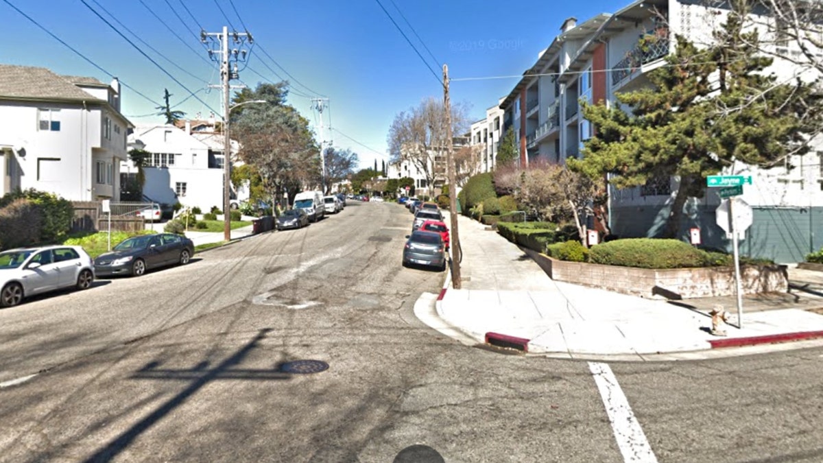 Corner of Jayne Ave. and Perkins St., Oakland, Calif. (Google Maps screenshot)