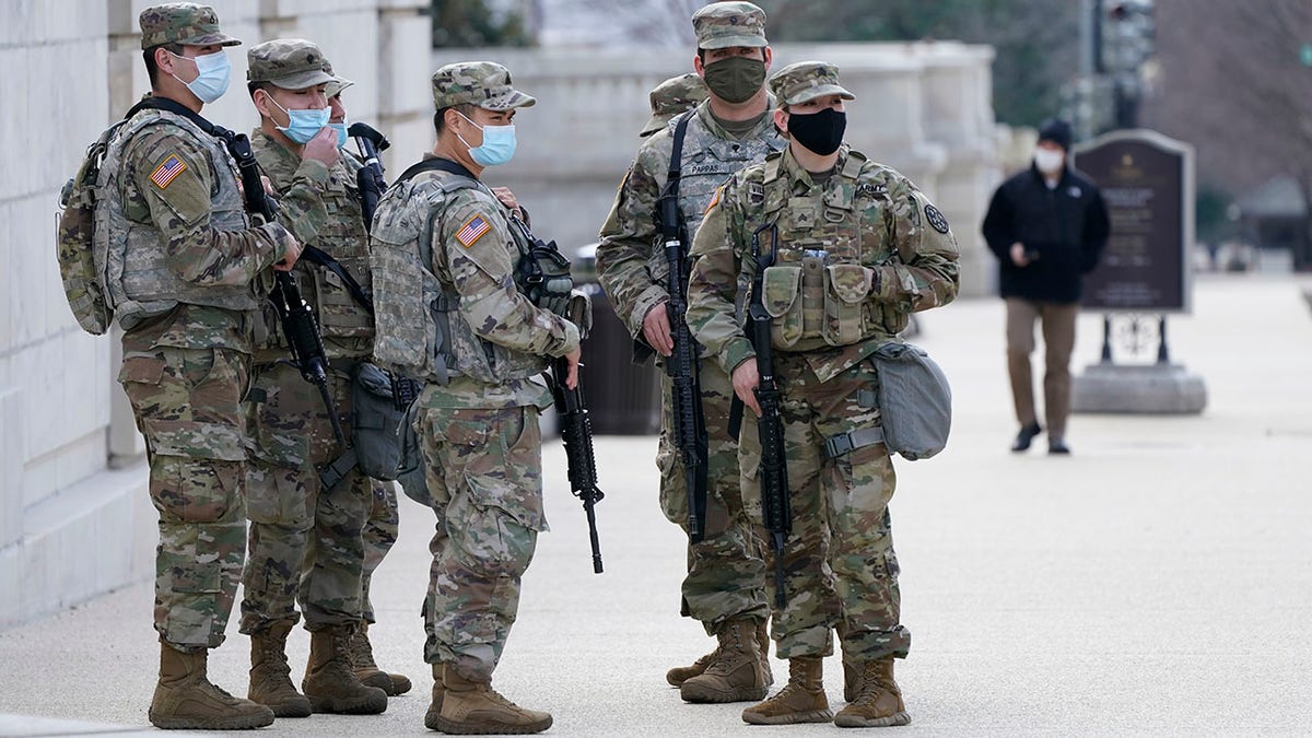 National guard troops in DC 