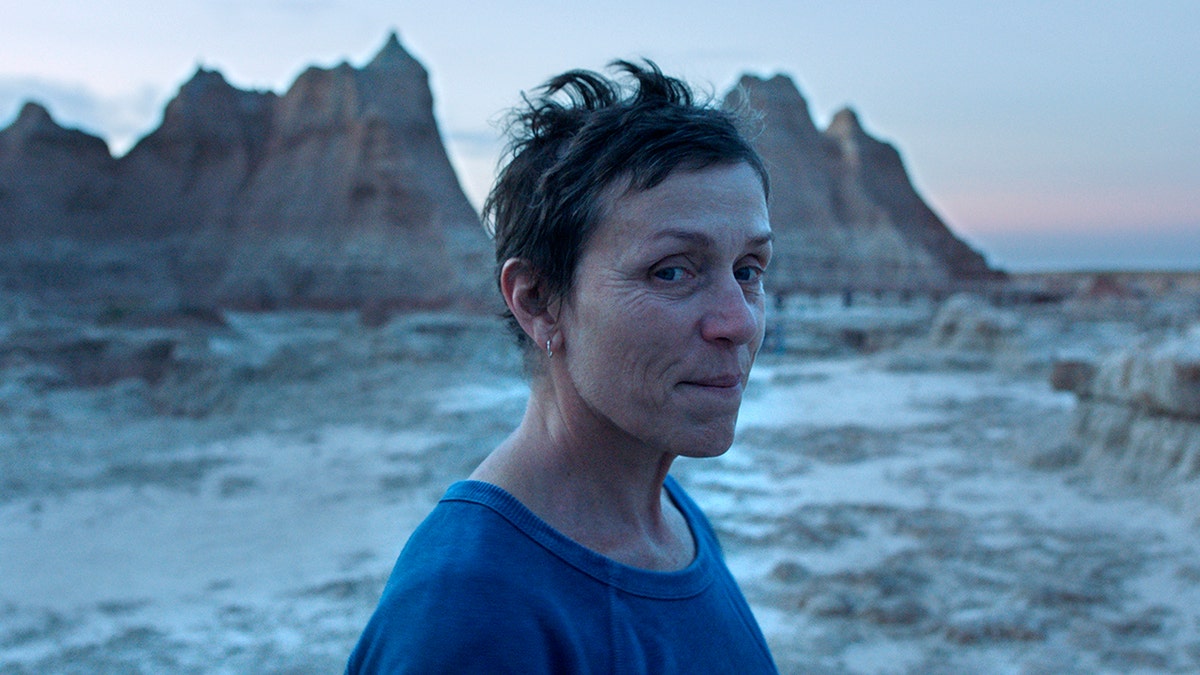 Frances McDormand in a scene from the film 'Nomadland' directed by Chloé Zhao, 