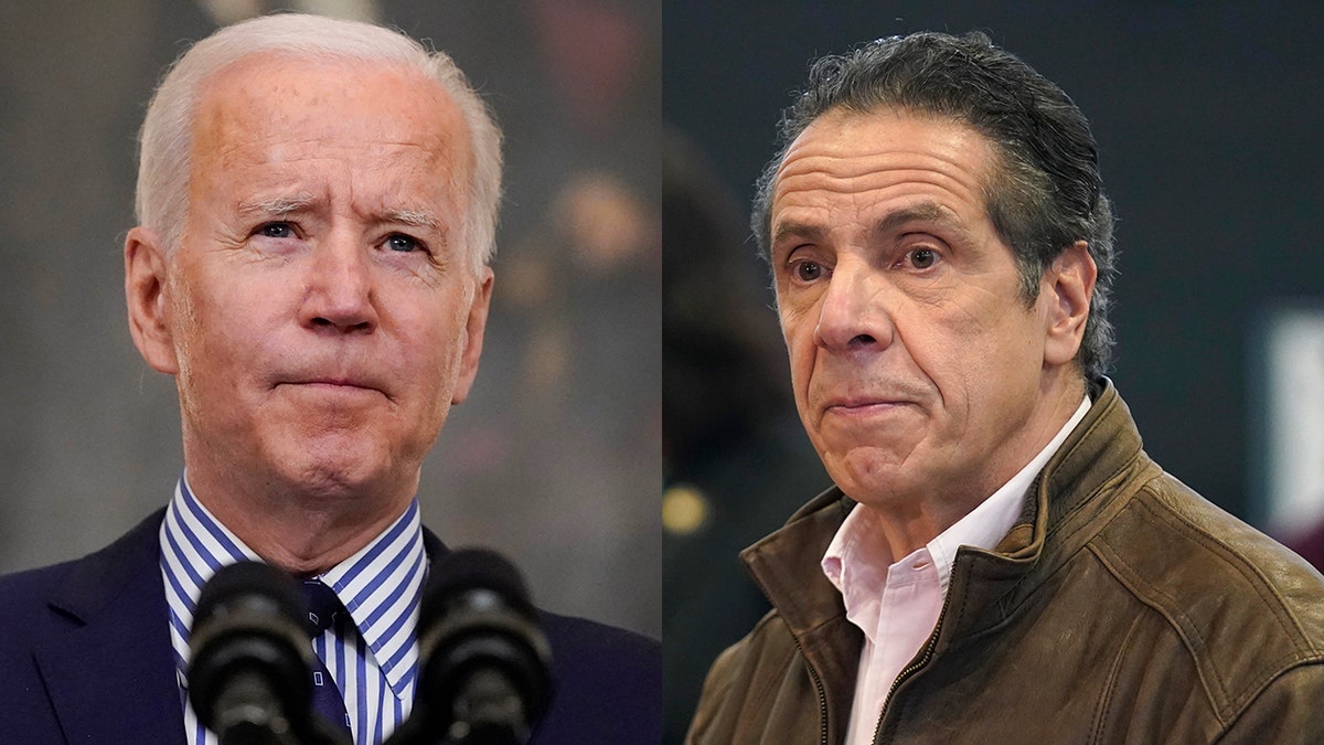 President Biden and New York Gov. Andrew Cuomo.
