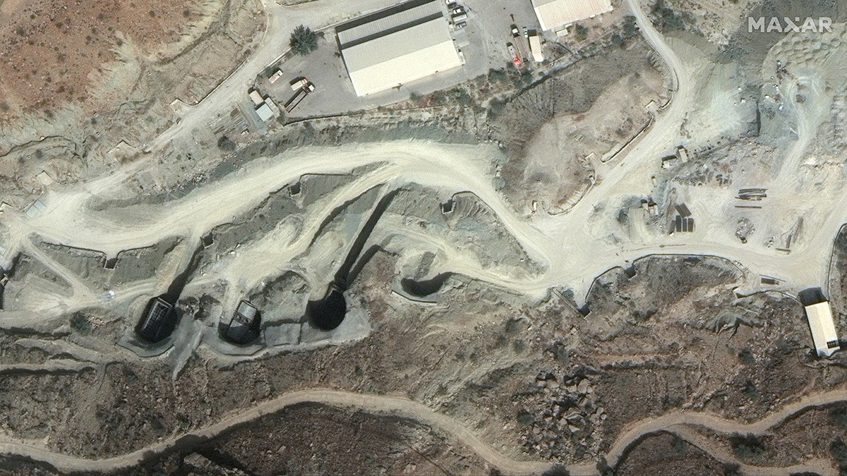 Iranian Khorgo underground ballistic missile site.