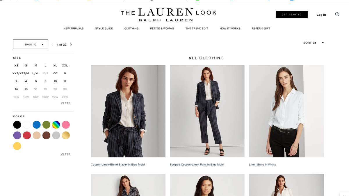Ralph Lauren launches a clothing rental service