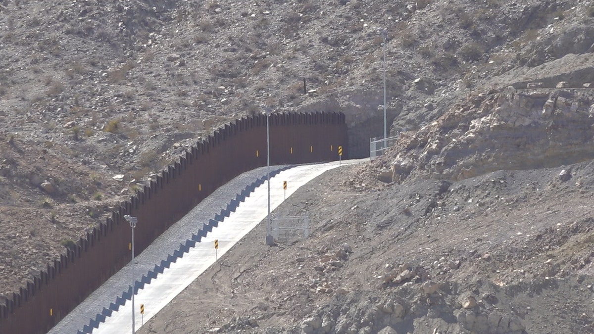 Along Mount Cristo Rey in El Paso, TX and Sunland Park, NM you can see part of the U.S.-Mexico border wall end (Stephanie Bennett/Fox News).