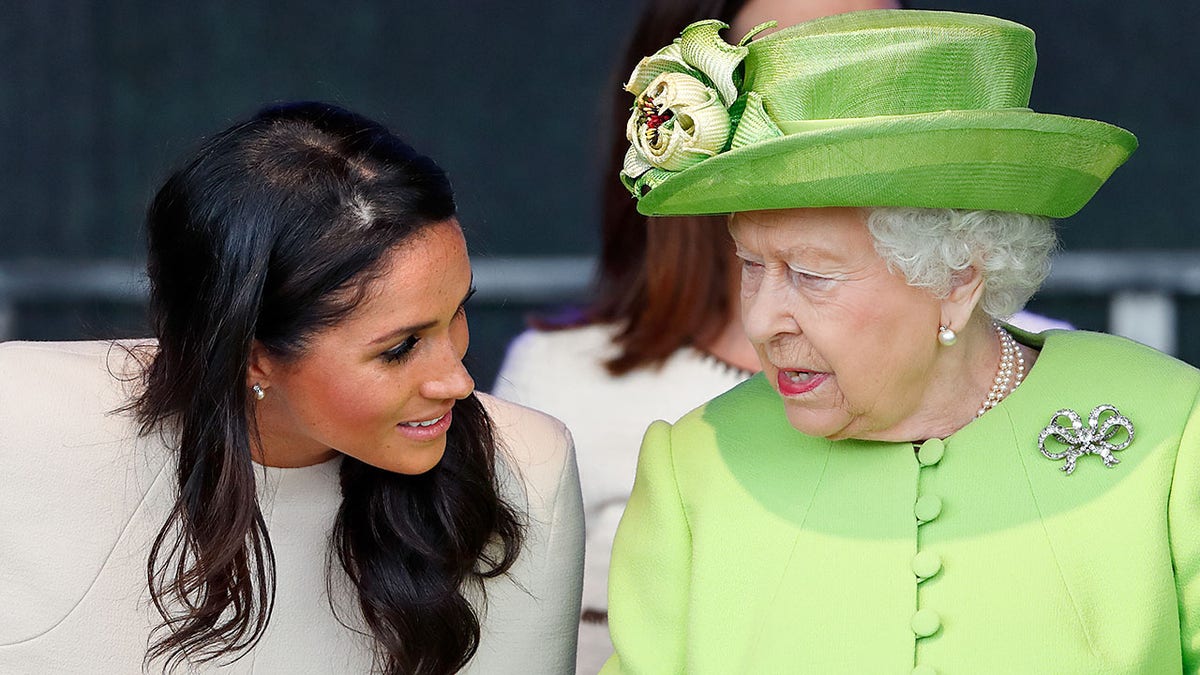 Meghan, Duchess of Sussex, and Queen Elizabeth II 