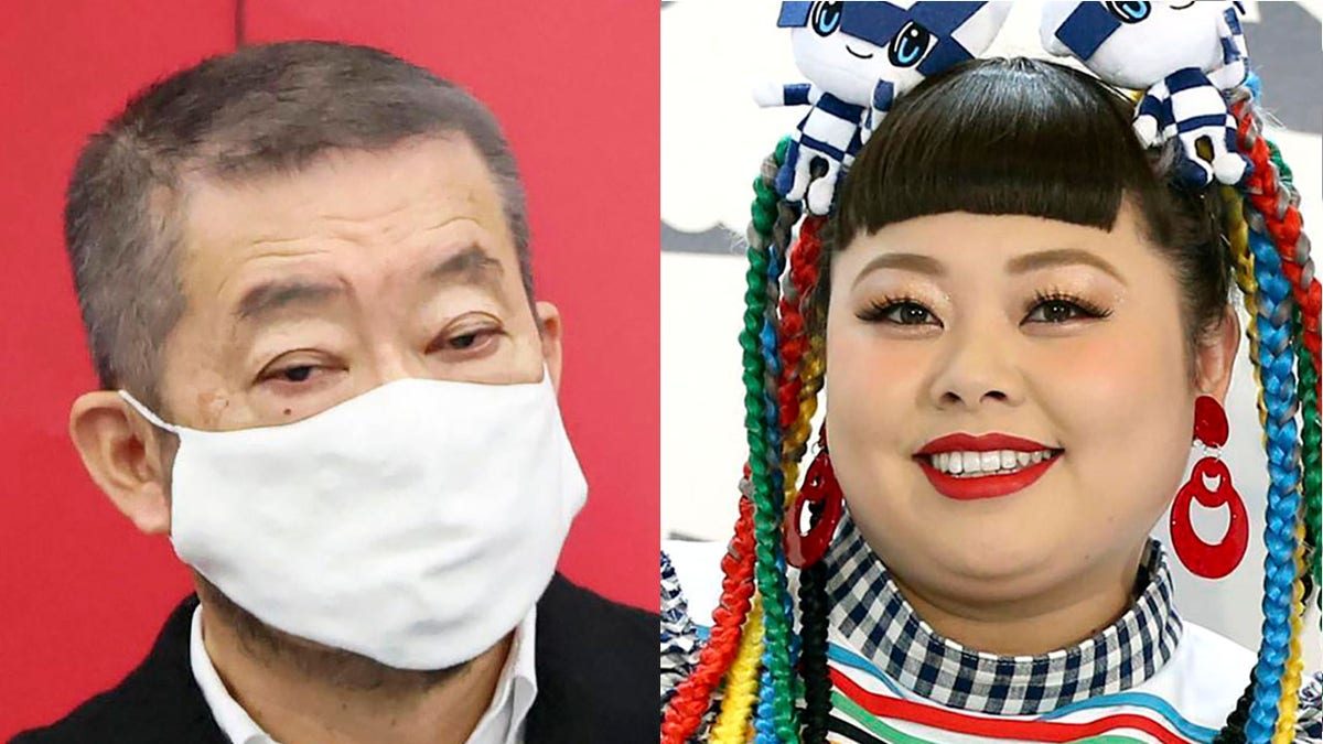 Hiroshi Sasaki (left) creative director for the Tokyo Olympics’ opening and closing ceremonies, said on Thursday he plans to resign for demeaning comments he made about entertainer Naomi Watanabe.
