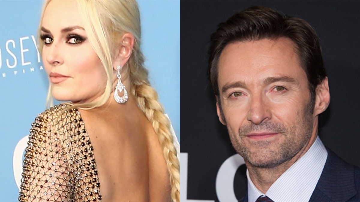 Lindsey Vonn and Hugh Jackman were seen belting out the lyrics to Justin Timberlake's 'Can't Stop the Feeling!' on Monday.