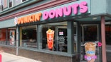 Exterior of Dunkin Donuts shop in Providence. The company is the largest coffee and baked goods franchise in the world, with 15,000 stores in 37 countries.