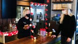 The new Shot Bar is a walk-up bar connected to Rel-Lish Burger Lounge on Concourse B at Sea-Tac that is reportedly the first bar of its kind at an airport in the U.S.