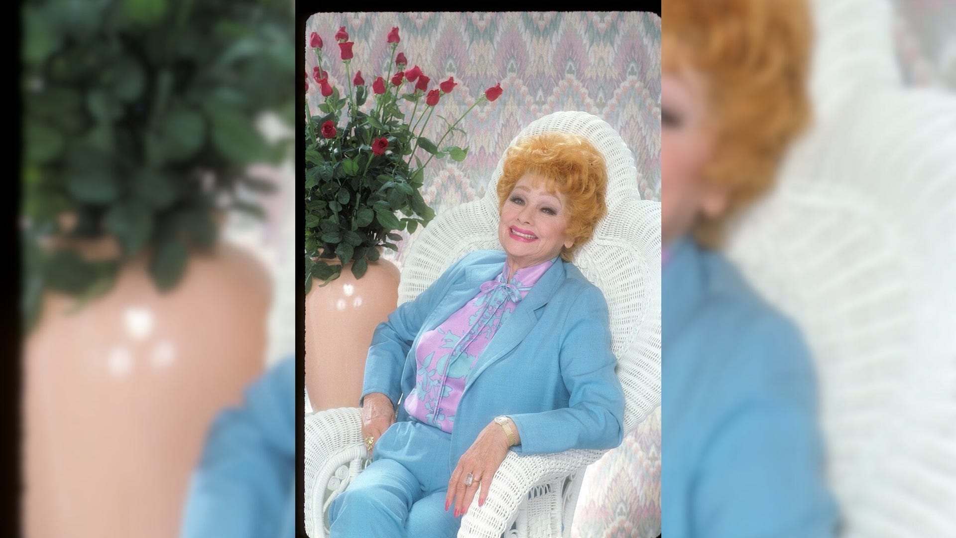 Lucille Ball, actress and comedian.