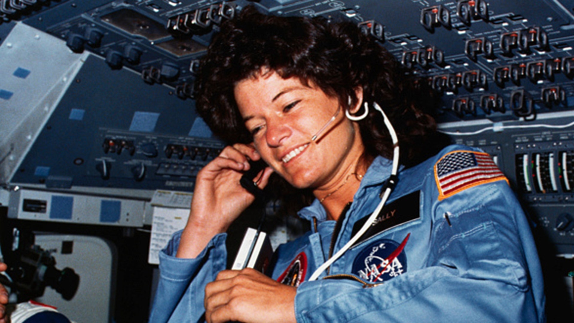 Sally Ride, the first American woman in space.
