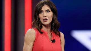 Noem visits Mount Rushmore, slams Biden administration for blocking fireworks