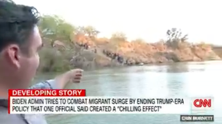 Progressive news outlet alleges CNN may have aired 'staged' migrant crossing of Rio Grande