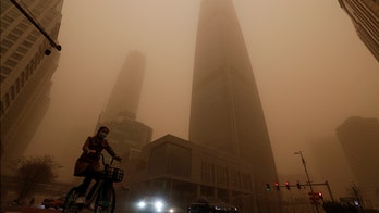 Flights canceled during China's worst sandstorm in a decade