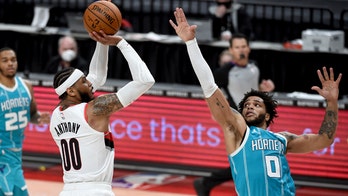 Carmelo Anthony has 29 and Blazers down Hornets 123-111
