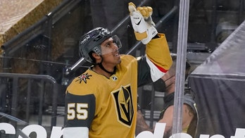 Kolesar scores 1st NHL goal, Golden Knights top Blues 5-1