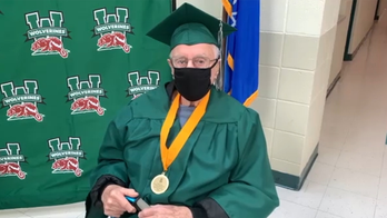 WWII veteran, 96, gets surprise high school graduation ceremony