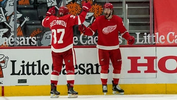 Red Wings score 3 in 3rd period to surge past Jackets 4-1