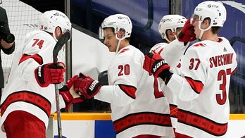 Aho scores 2 goals to lead Hurricanes over Predators 4-2