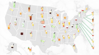 Map reveals most popular cocktails across US during pandemic