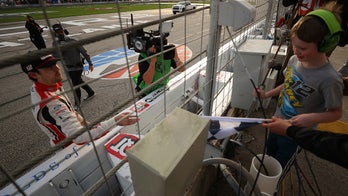 Viral videos show young NASCAR fan getting checkered flag from Ryan Blaney after Atlanta win