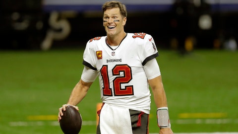 Tom Brady trolls Patrick Mahomes after Royals' Salvador Perez is pictured wearing No.12 Bucs jersey