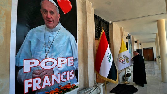 Pope Francis will still travel to Iraq despite rocket attack: 'We can't disappoint'