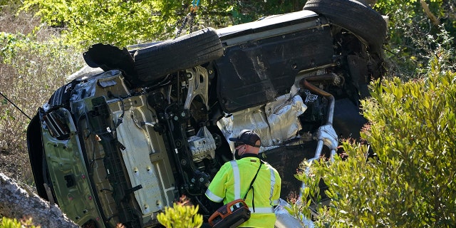 Tiger Woods was in a rollover accident earlier this year in Rancho Palos Verdes, Calif., a suburb of Los Angeles.