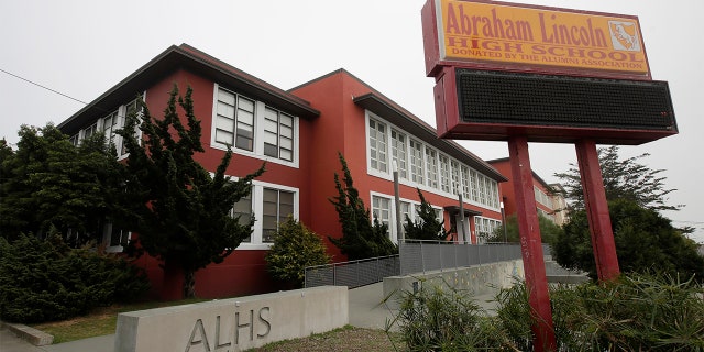 Abraham Lincoln High School in San Francisco is seen March 12, 2020. (Associated Press)