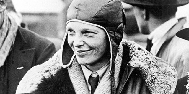 Amelia Earhart close up