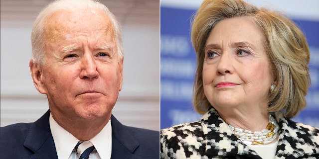Biden and Hillary Clinton
