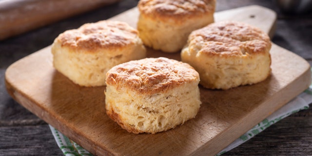 Joanna Gaines’ "perfect" biscuits will be available to buy online starting April 1, according to reports. (iStock)